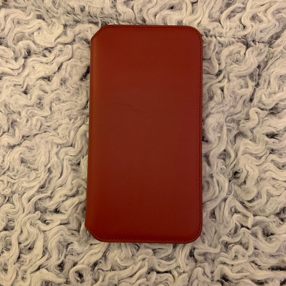 Apple Accessories - iPhone XS Max leather apple folio case